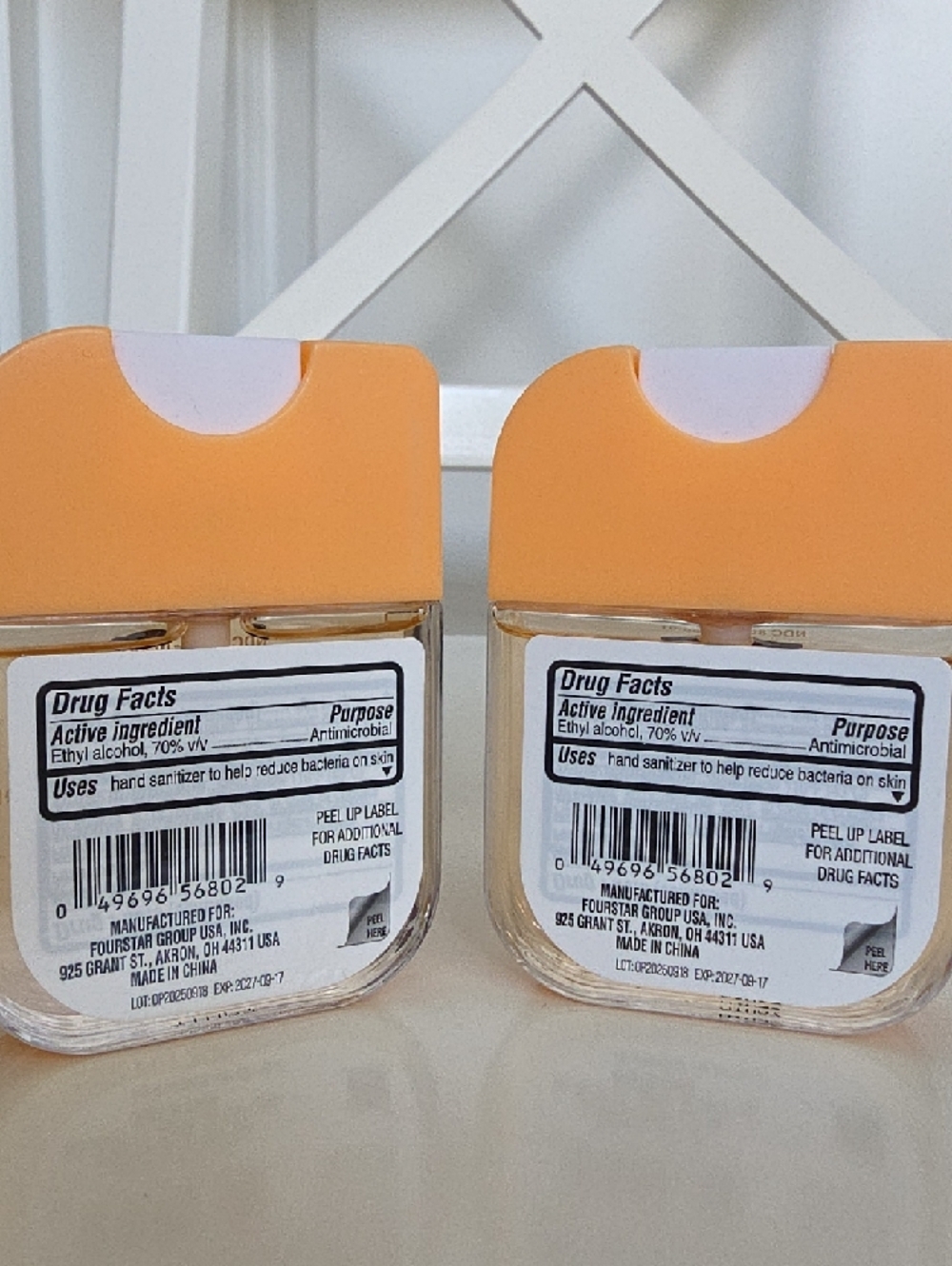 Brazilian Caramel Scented Moisturizing Hand Sanitizer - Orange - Picture 2 of 2